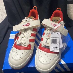 Size 13.5- adidas Home Alone x Forum Low Red